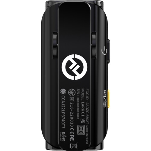 Hollyland LARK C1 DUO 2-Person Wireless Microphone System with Lightning Connector for iOS Devices (Black, 2.4 GHz)
